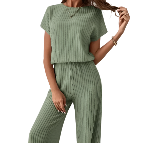 Akira – Ribbed Two-Piece Set for Women