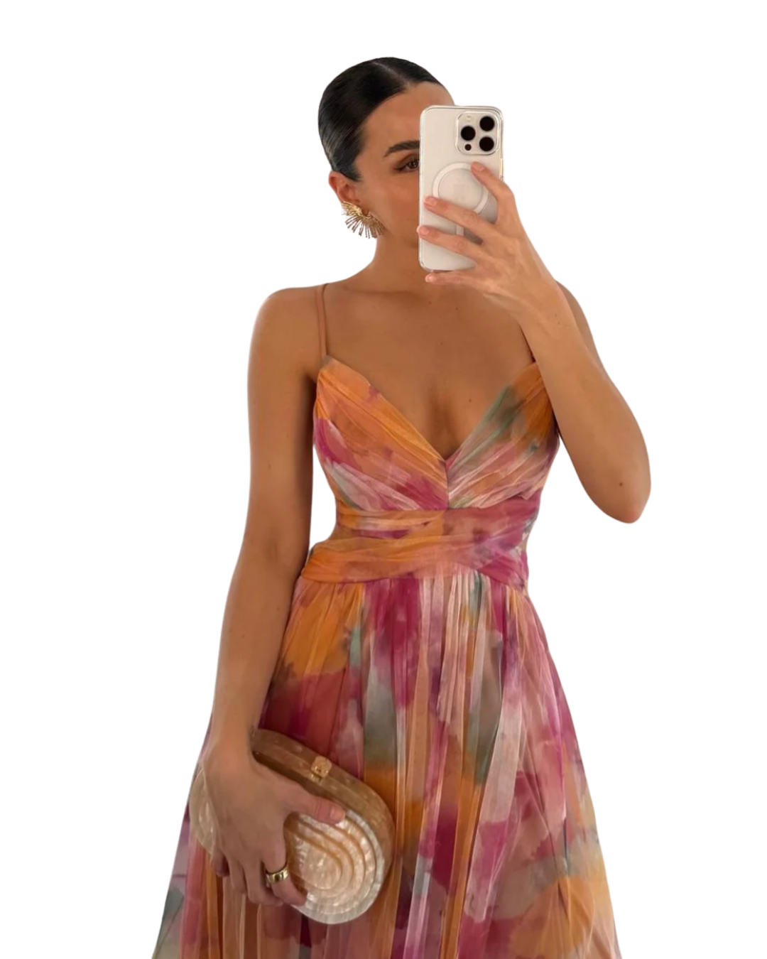 Glyza – Breezy Floral Maxi Dress for Women