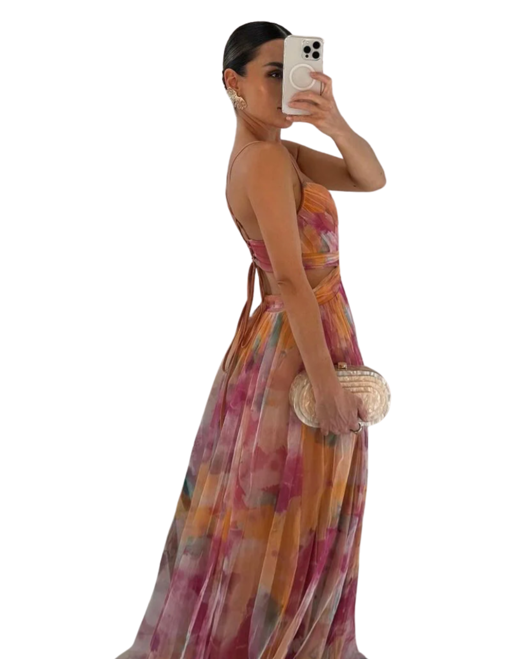 Glyza – Breezy Floral Maxi Dress for Women