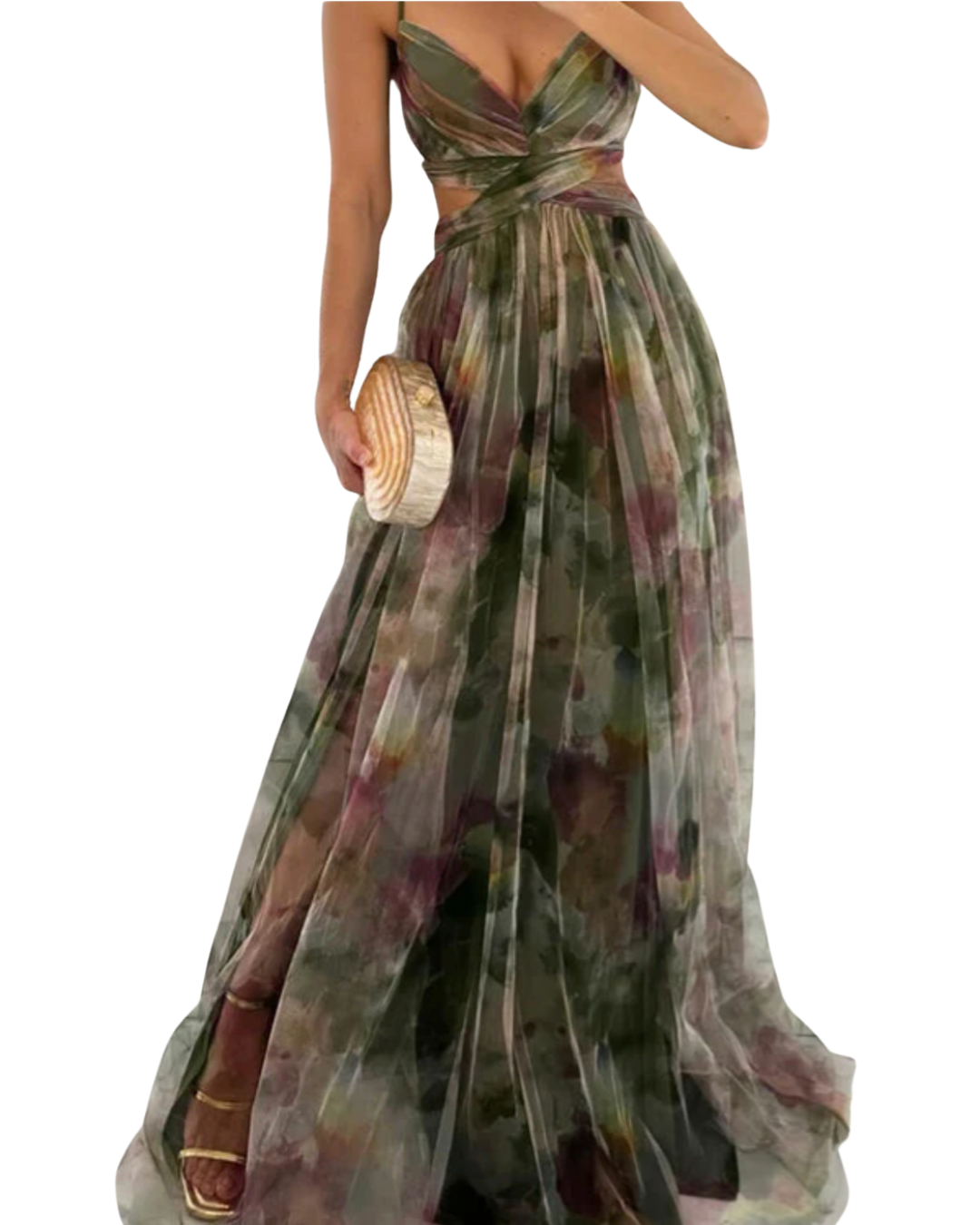 Glyza – Breezy Floral Maxi Dress for Women