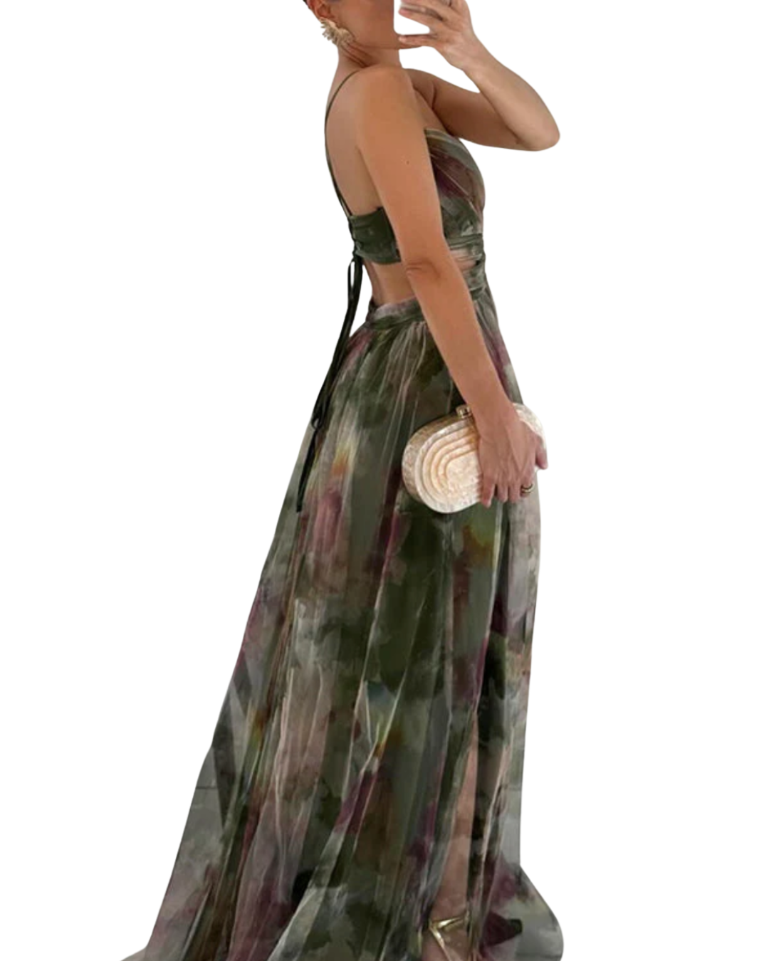 Glyza – Breezy Floral Maxi Dress for Women