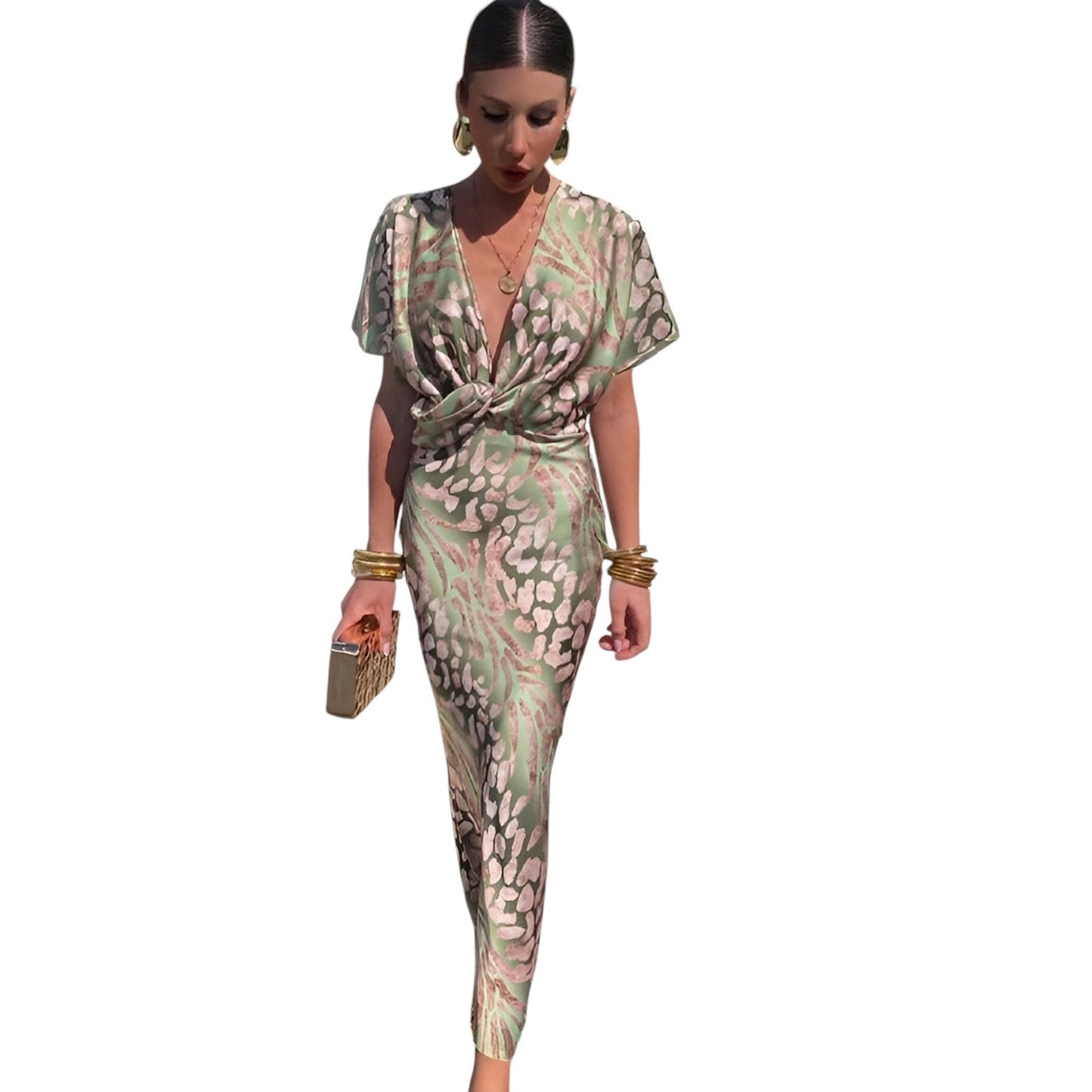 Matilda – Lightweight Women’s Chic V-Neck Dress