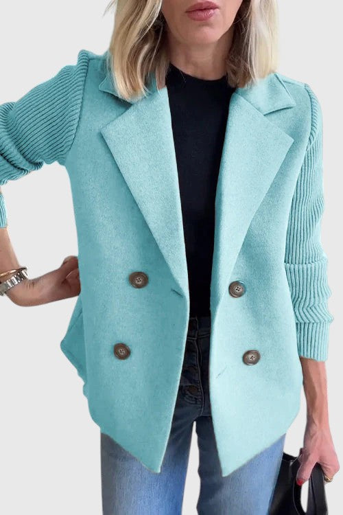 Donalyn – Ribbed Knit Women’s Casual Blazer