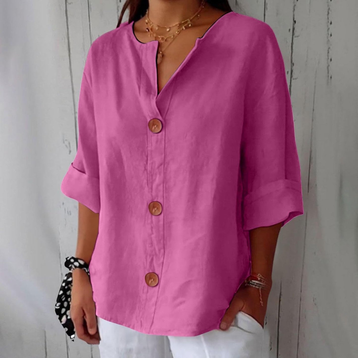 Zeinab – Breezy Women’s Linen Coastal Blouse