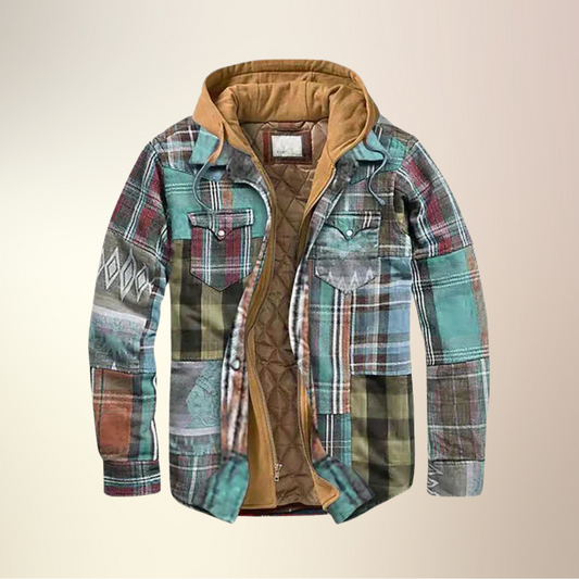 LUKE | PATCHWORK CHECK JACKET