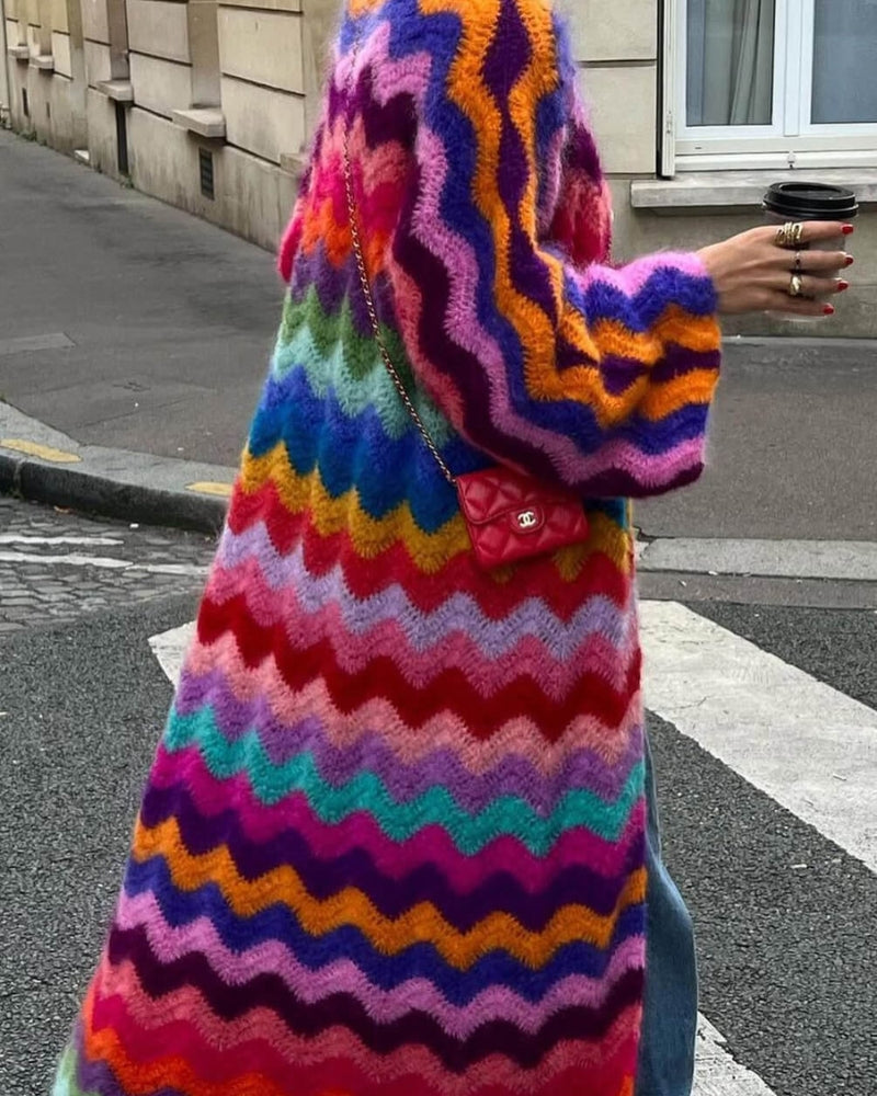 MAEVIS - ELEGANT COLORFUL CARDIGAN