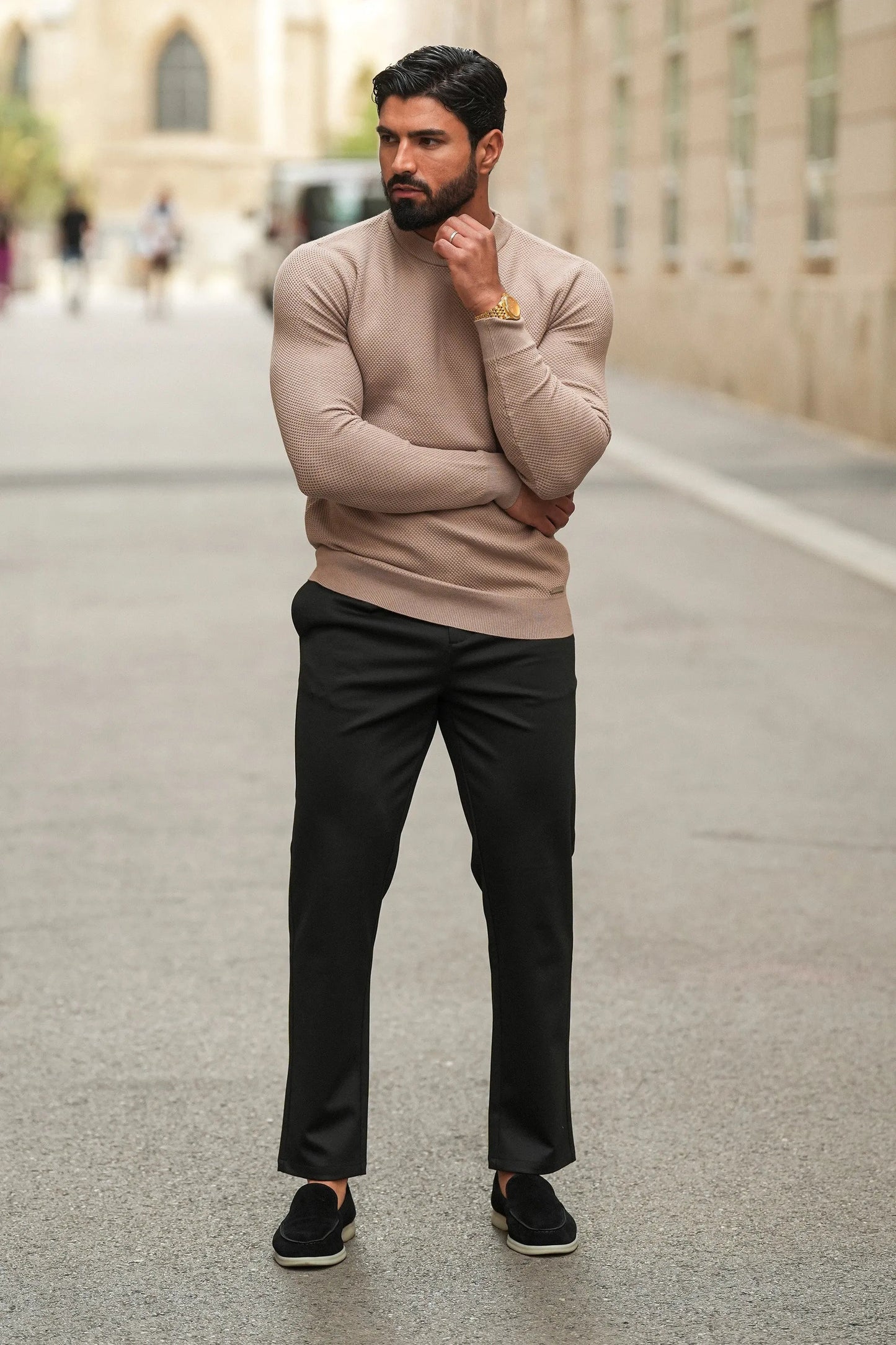 Ace – Slim-Fit Men’s Tech Trousers