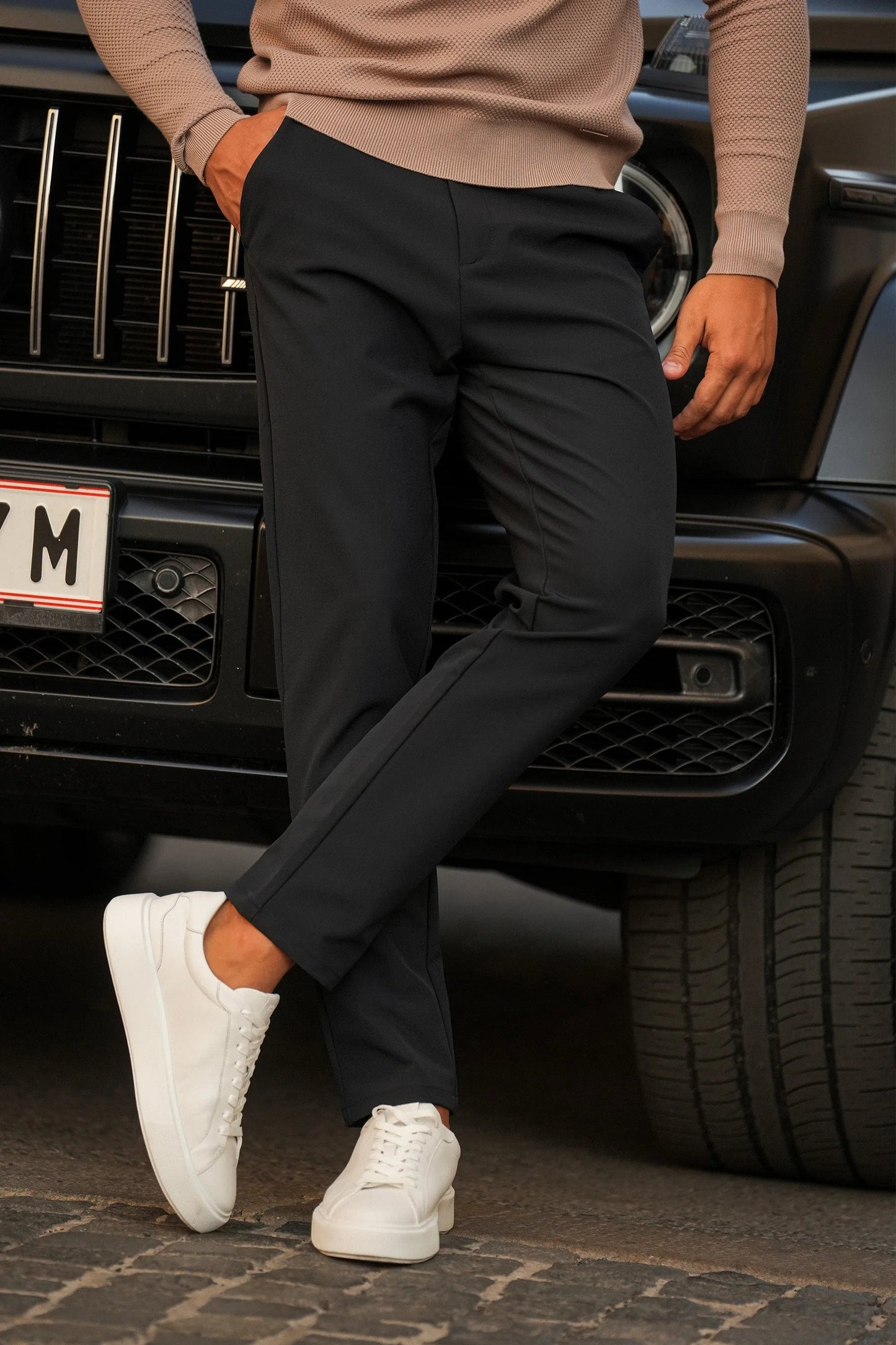 Ace – Slim-Fit Men’s Tech Trousers