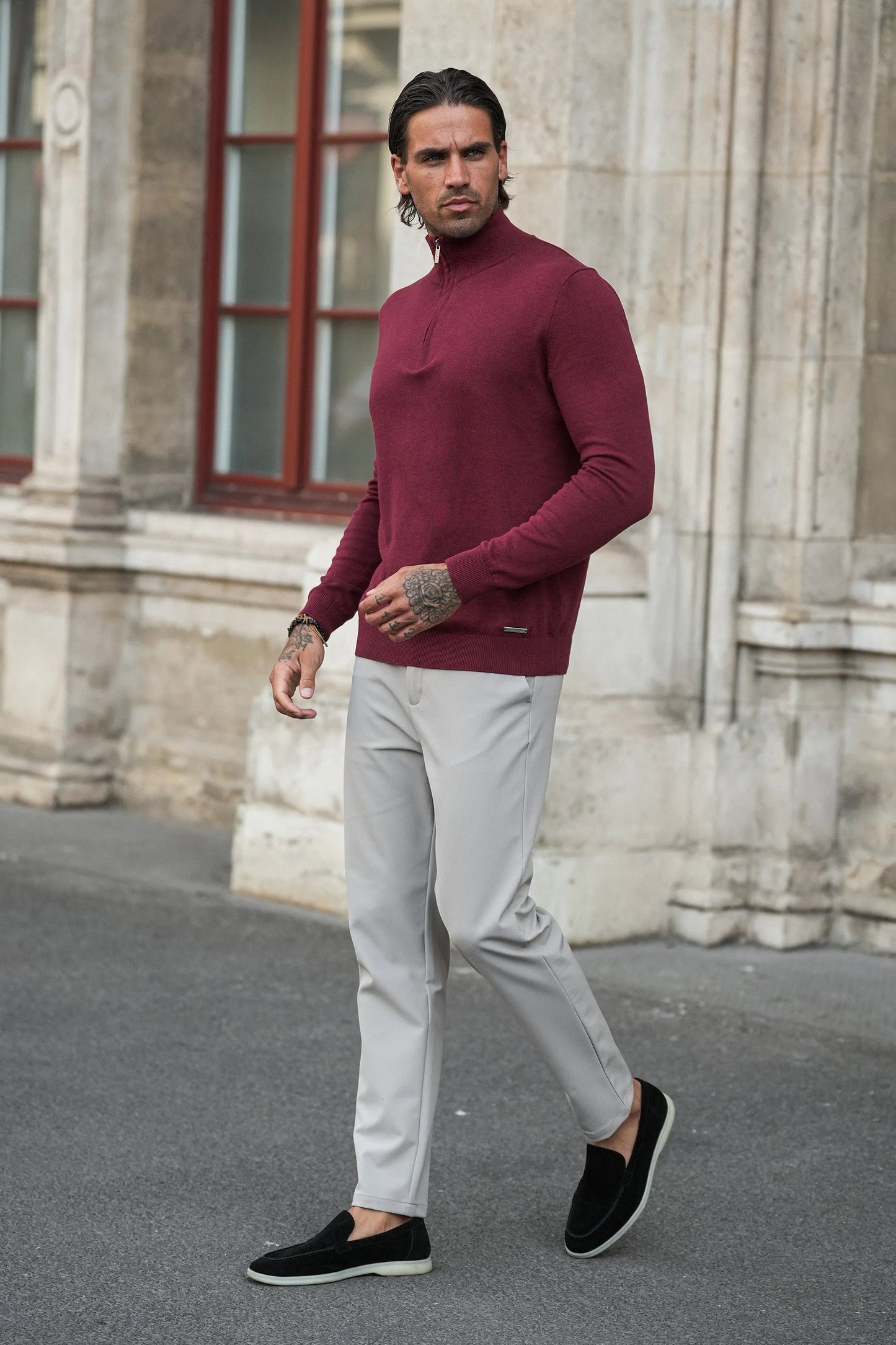 Ace – Slim-Fit Men’s Tech Trousers