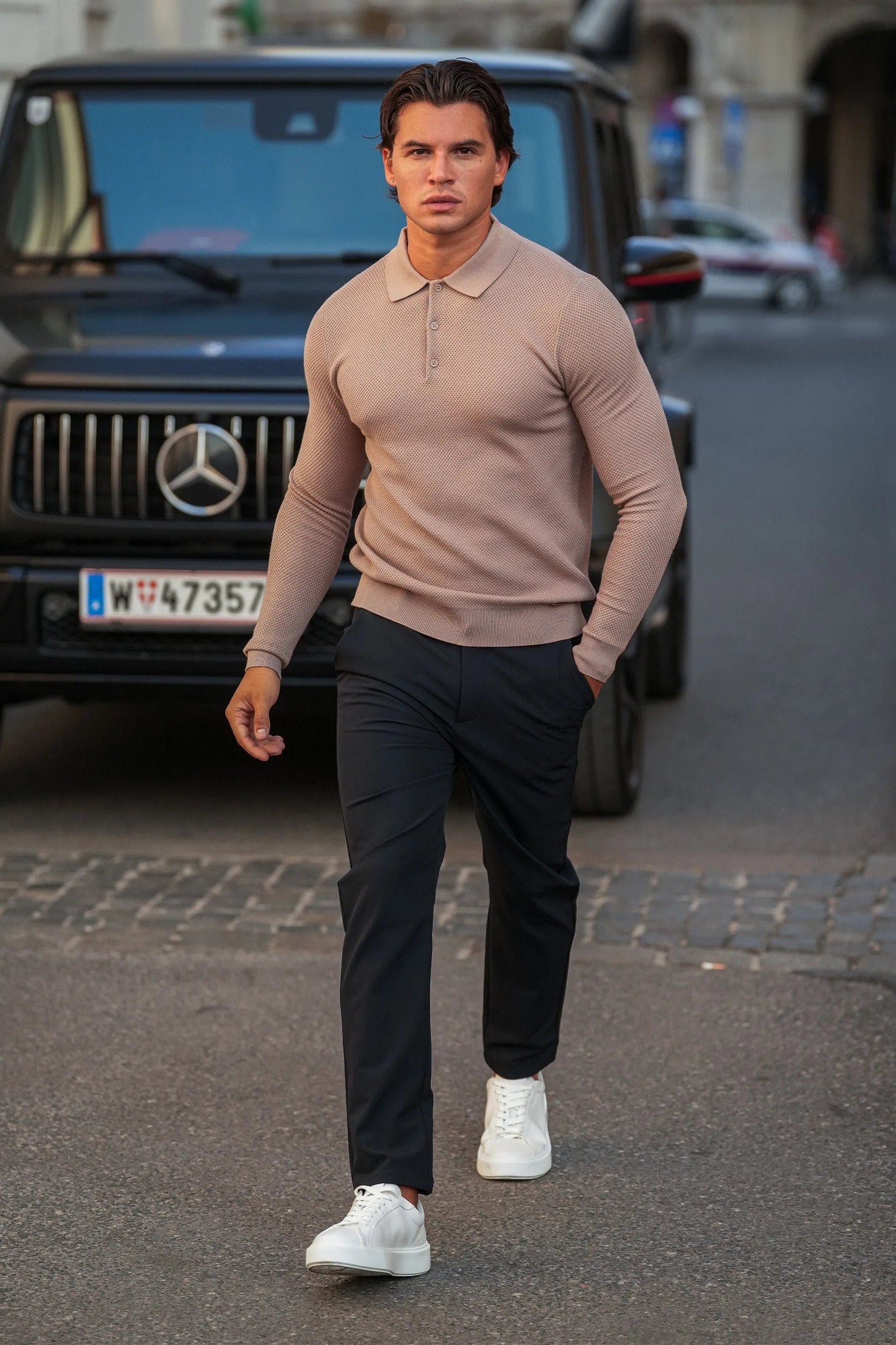 Ace – Slim-Fit Men’s Tech Trousers