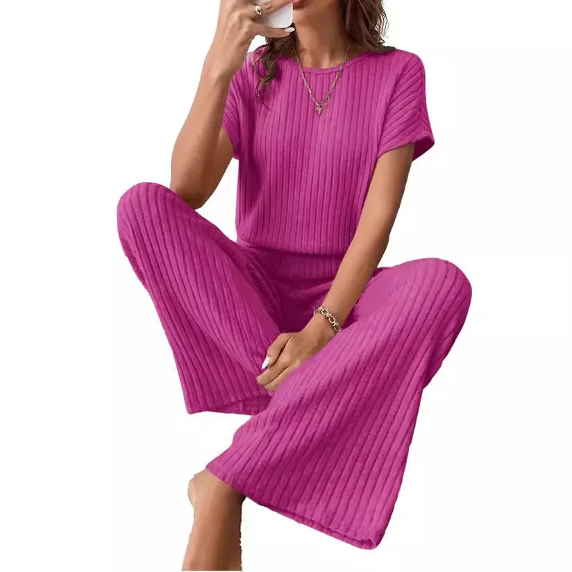 Akira – Ribbed Two-Piece Set for Women