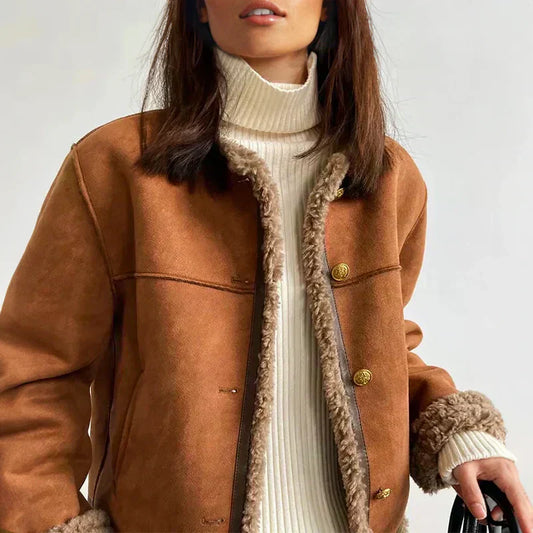 Nayla – Women’s Shearling-Lined Winter Jacket