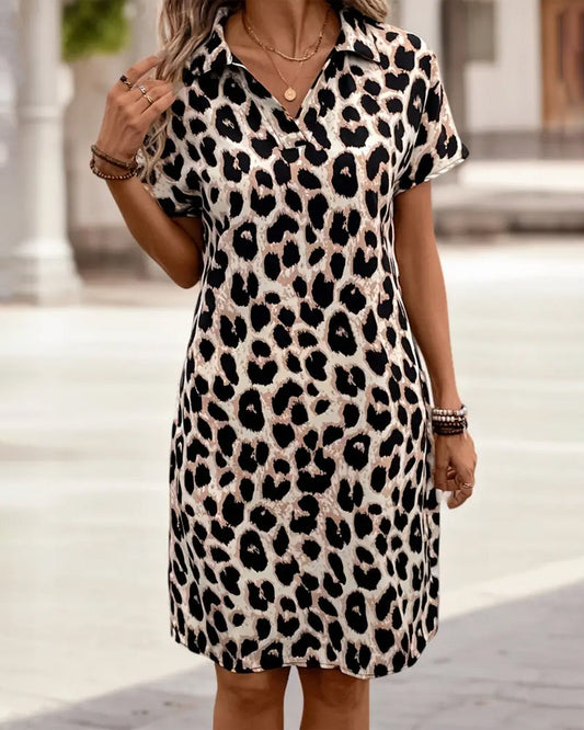 Deya – Women’s Leopard Print Midi Dress
