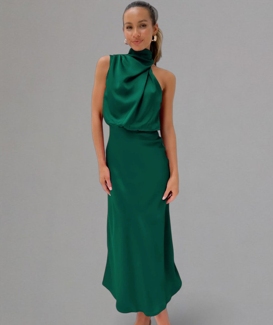 Aaliyah – Women’s Halter Neck Dress