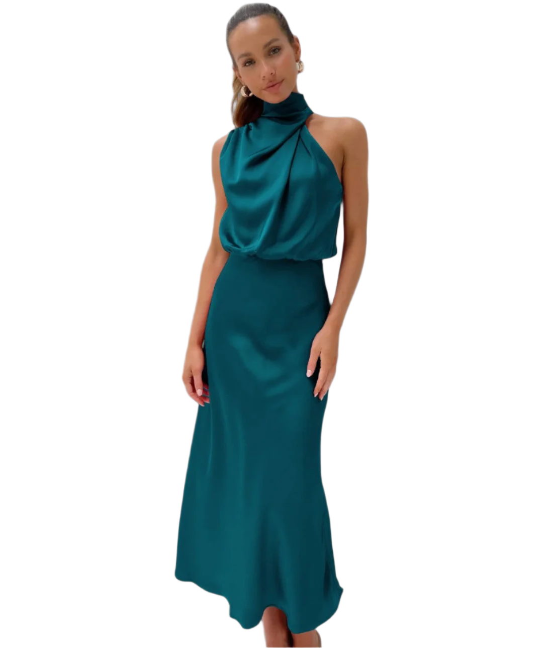 Aaliyah – Women’s Halter Neck Dress