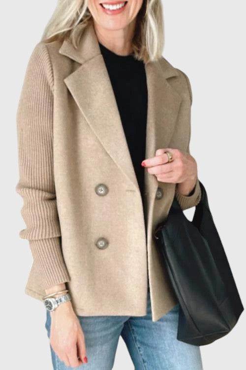 Donalyn – Ribbed Knit Women’s Casual Blazer