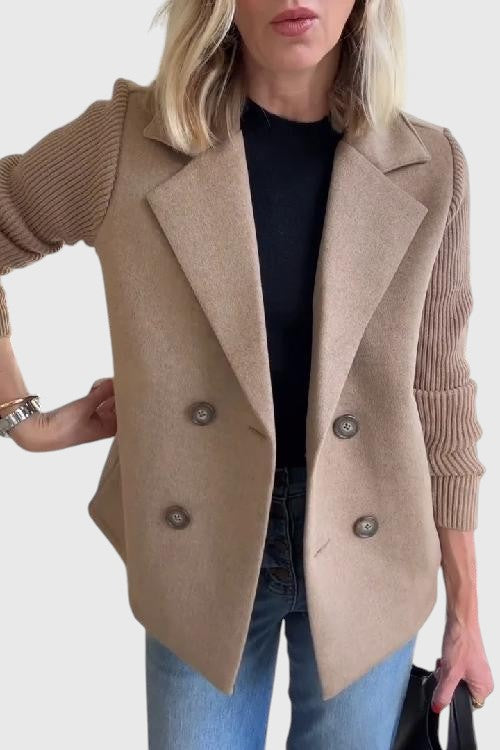 Donalyn – Ribbed Knit Women’s Casual Blazer